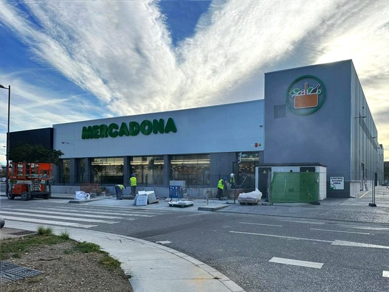 Supermercado Mercadona terminado en Estepona